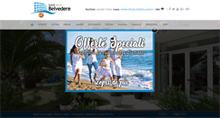 Desktop Screenshot of hotelbelvederevillarosa.it